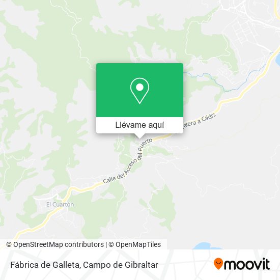 Mapa Fábrica de Galleta