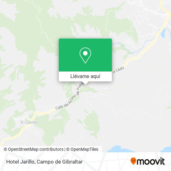Mapa Hotel Jarillo