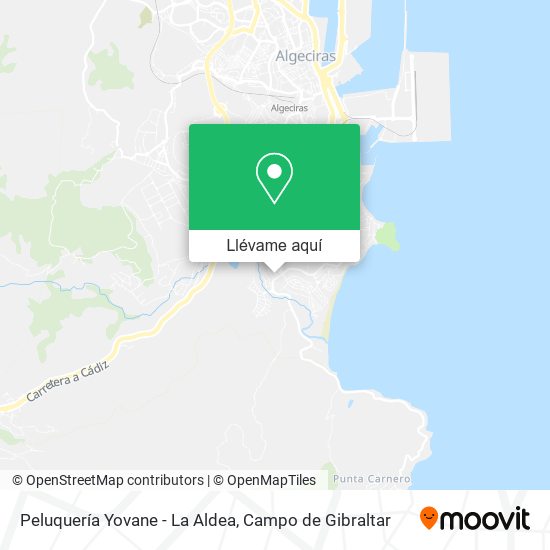 Mapa Peluquería Yovane - La Aldea