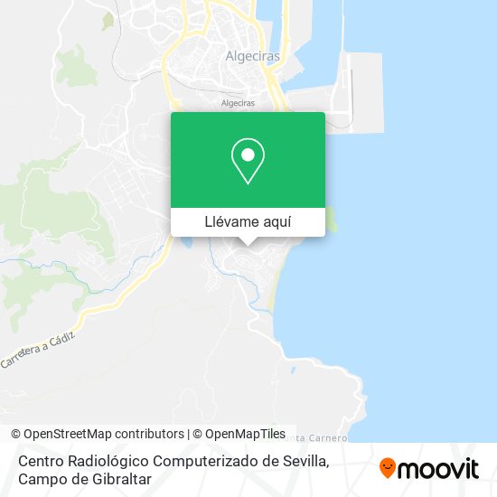 Mapa Centro Radiológico Computerizado de Sevilla