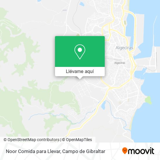 Mapa Noor Comida para Llevar