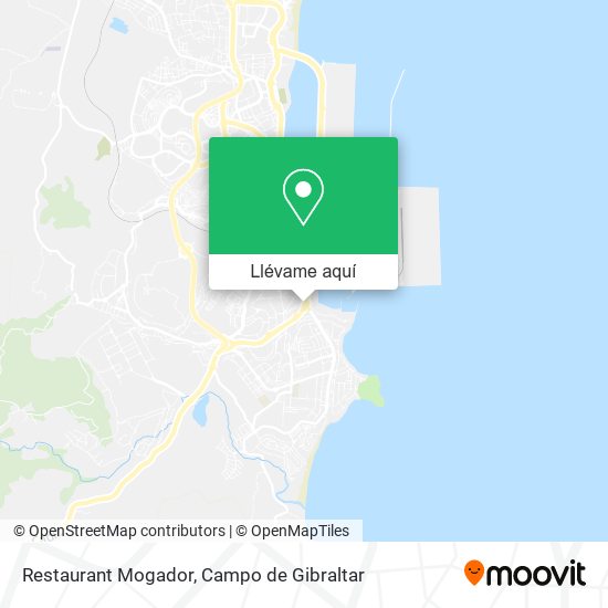 Mapa Restaurant Mogador