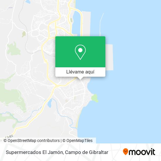 Mapa Supermercados El Jamón