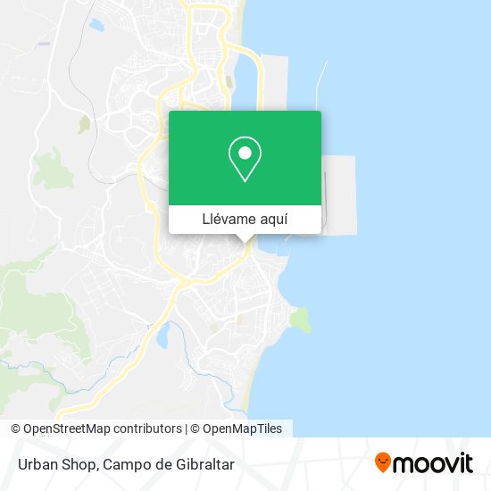 Mapa Urban Shop