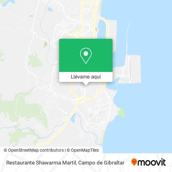 Mapa Restaurante Shawarma Martil