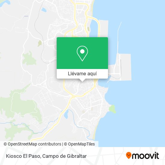 Mapa Kiosco El Paso