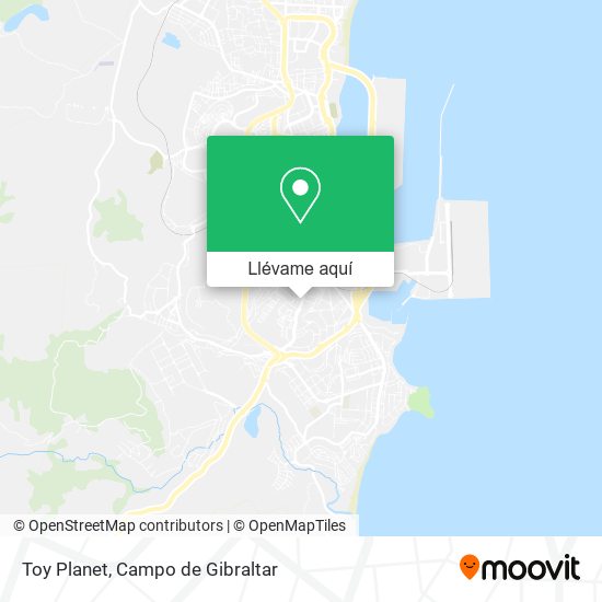 Mapa Toy Planet