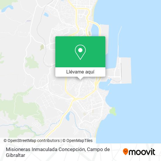 Mapa Misioneras Inmaculada Concepción