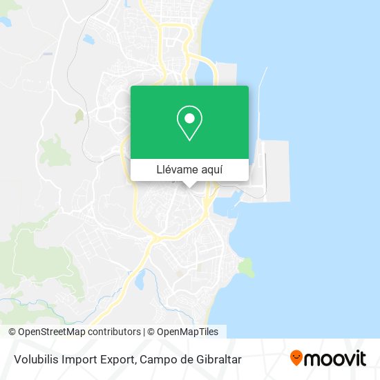Mapa Volubilis Import Export