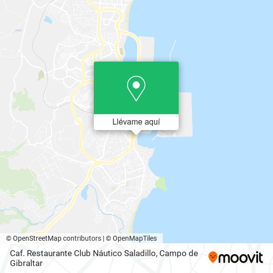 Mapa Caf. Restaurante Club Náutico Saladillo