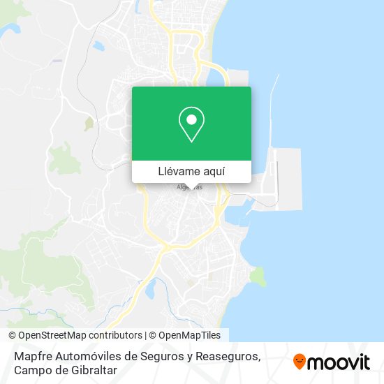 Mapa Mapfre Automóviles de Seguros y Reaseguros