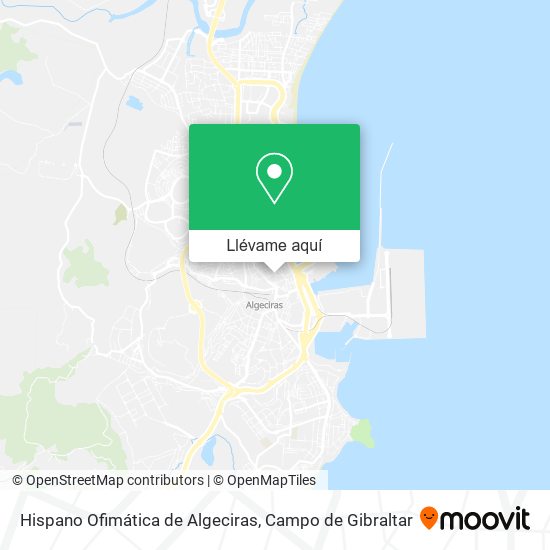 Mapa Hispano Ofimática de Algeciras