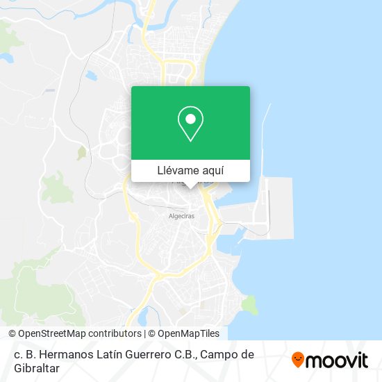 Mapa c. B. Hermanos Latín Guerrero C.B.