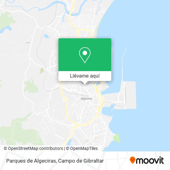 Mapa Parques de Algeciras