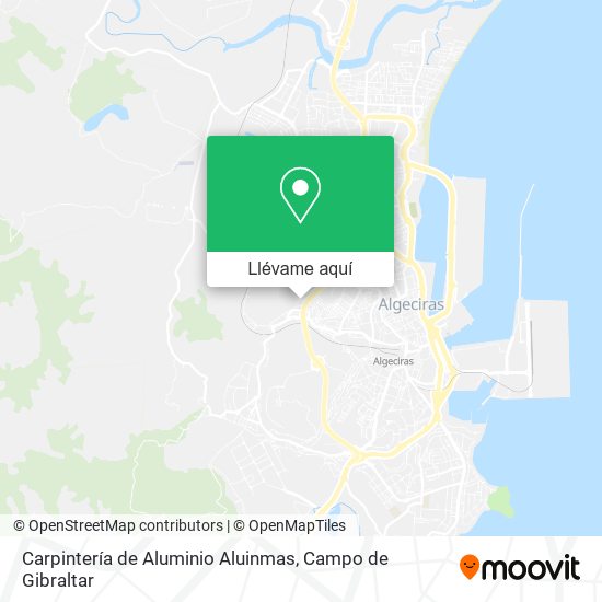 Mapa Carpintería de Aluminio Aluinmas