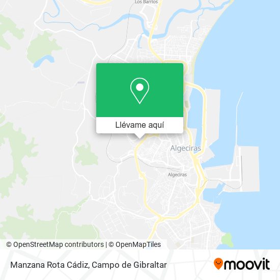 Mapa Manzana Rota Cádiz