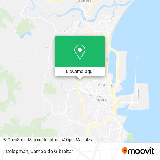 Mapa Celopman