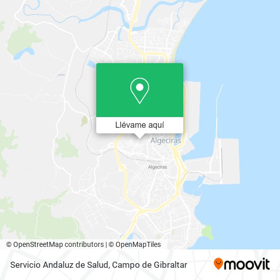 Mapa Servicio Andaluz de Salud