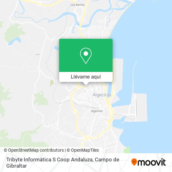 Mapa Tribyte Informática S Coop Andaluza