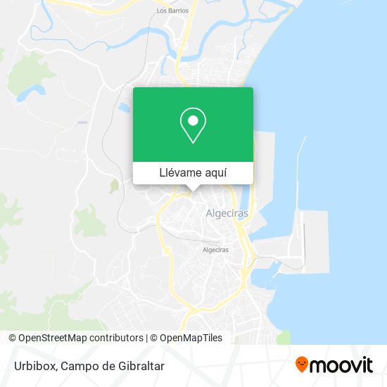 Mapa Urbibox