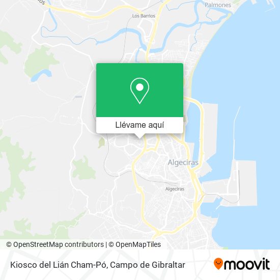 Mapa Kiosco del Lián Cham-Pó