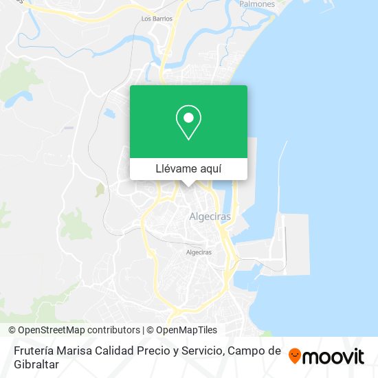 Mapa Frutería Marisa Calidad Precio y Servicio
