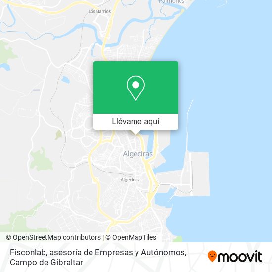 Mapa Fisconlab, asesoría de Empresas y Autónomos