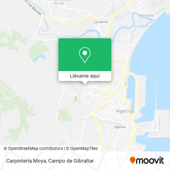 Mapa Carpintería Moya