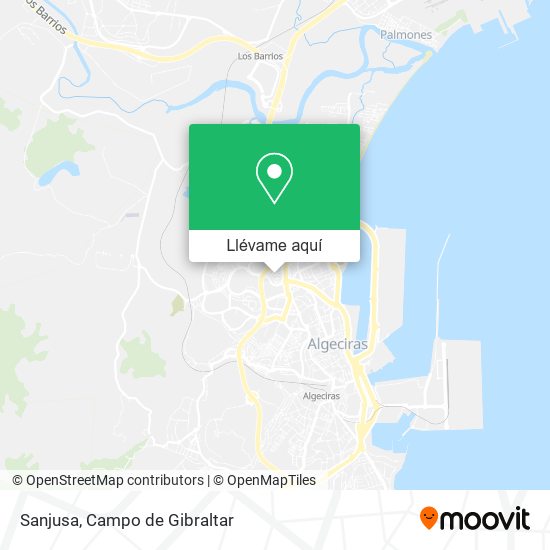 Mapa Sanjusa
