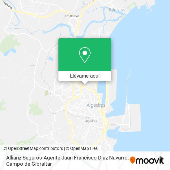 Mapa Allianz Seguros-Agente Juan Francisco Díaz Navarro