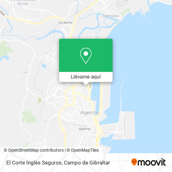 Mapa El Corte Inglés Seguros
