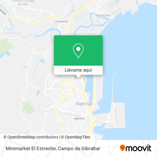 Mapa Minimarket El Estrecho