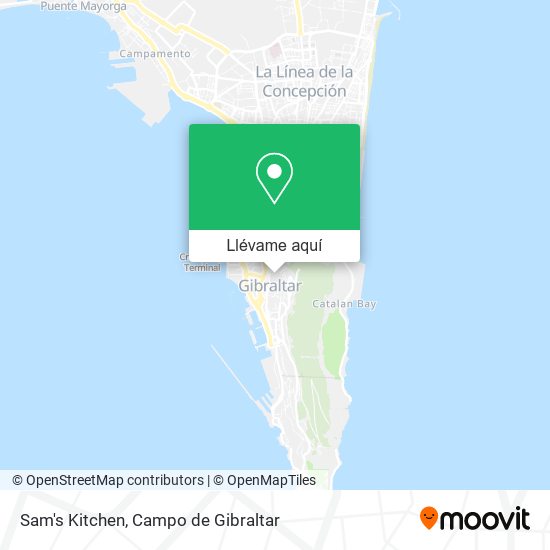 Mapa Sam's Kitchen