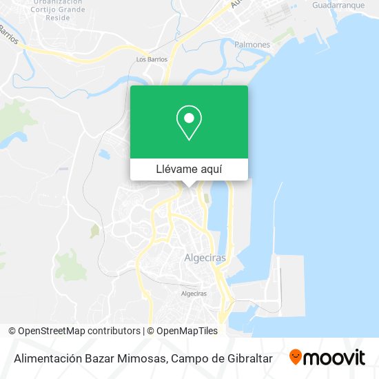 Mapa Alimentación Bazar Mimosas