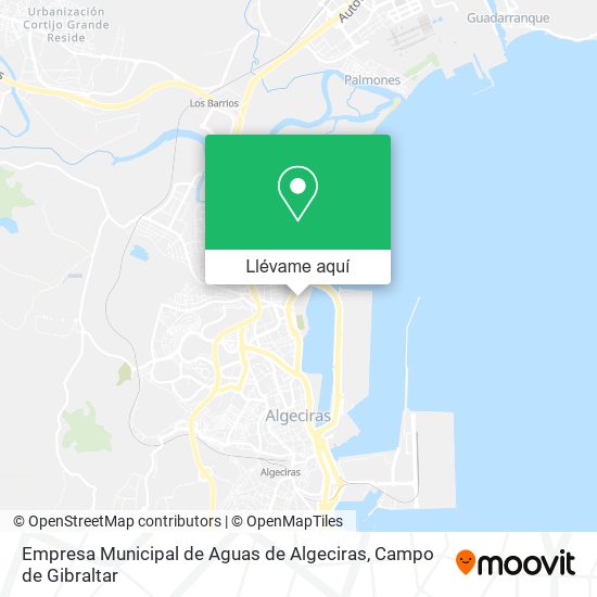 Mapa Empresa Municipal de Aguas de Algeciras