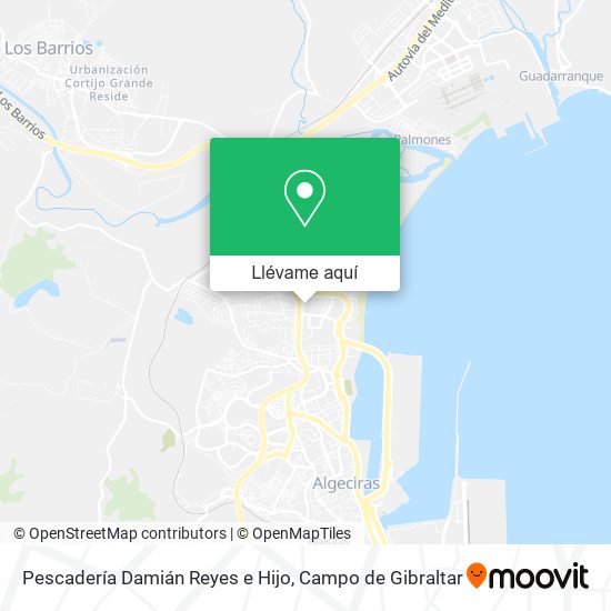 Mapa Pescadería Damián Reyes e Hijo