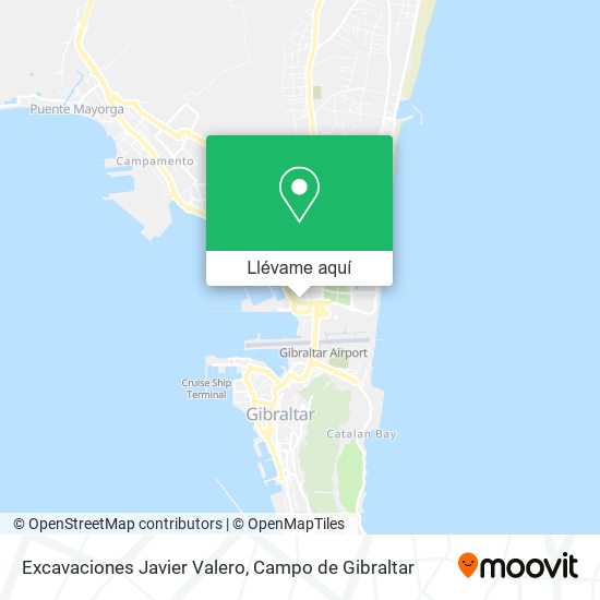 Mapa Excavaciones Javier Valero