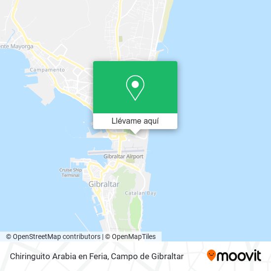 Mapa Chiringuito Arabia en Feria