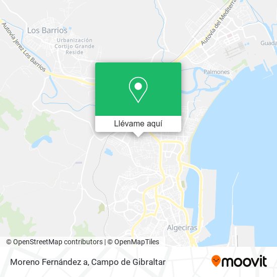 Mapa Moreno Fernández a