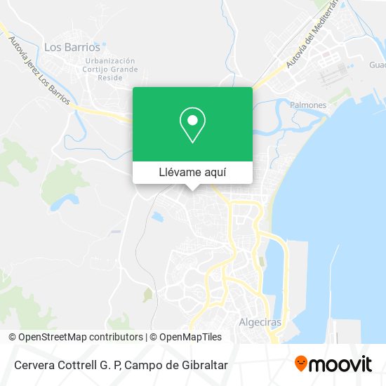 Mapa Cervera Cottrell G. P