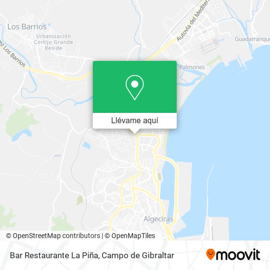 Mapa Bar Restaurante La Piña