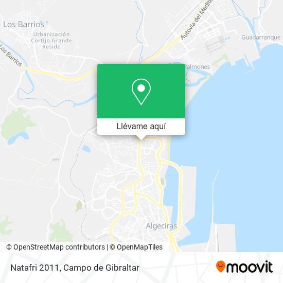 Mapa Natafri 2011