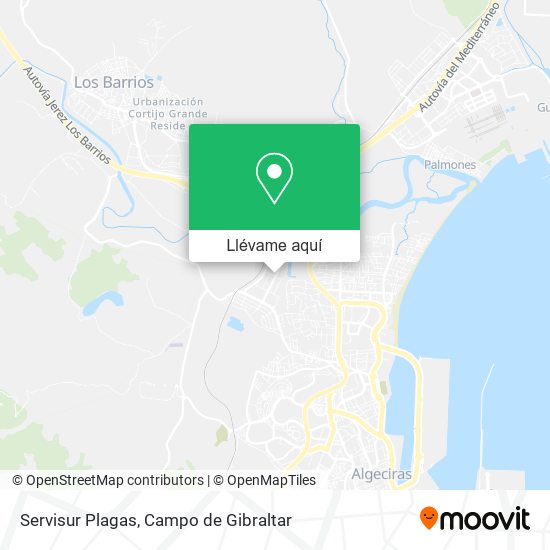 Mapa Servisur Plagas