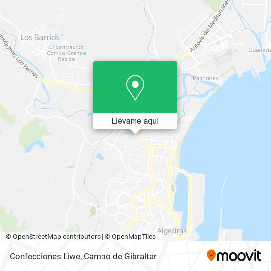 Mapa Confecciones Liwe