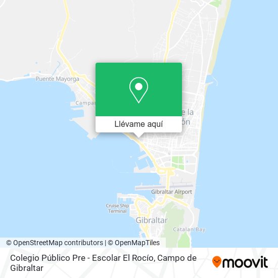 Mapa Colegio Público Pre - Escolar El Rocío