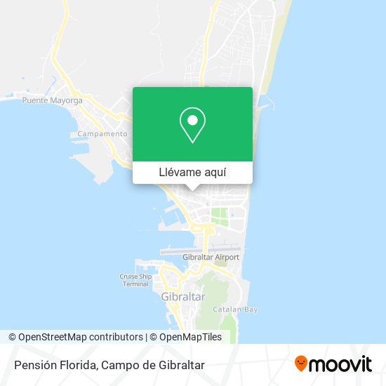 Mapa Pensión Florida