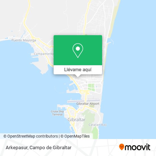 Mapa Arkepasur