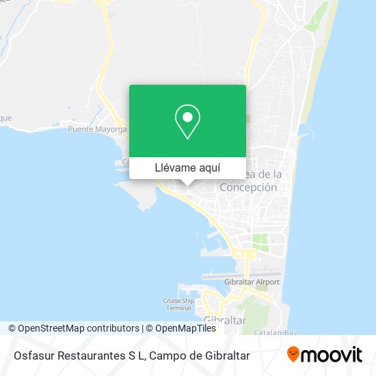 Mapa Osfasur Restaurantes S L