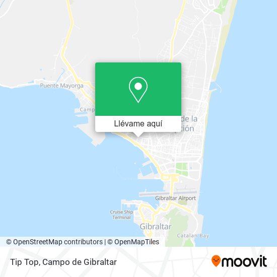 Mapa Tip Top