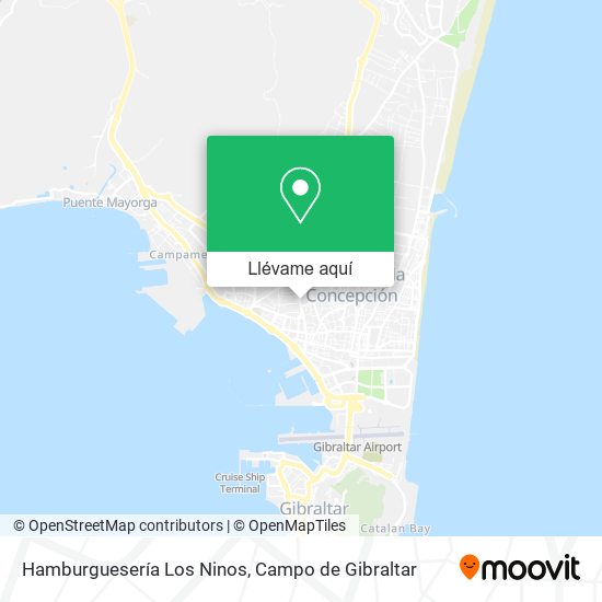 Mapa Hamburguesería Los Ninos